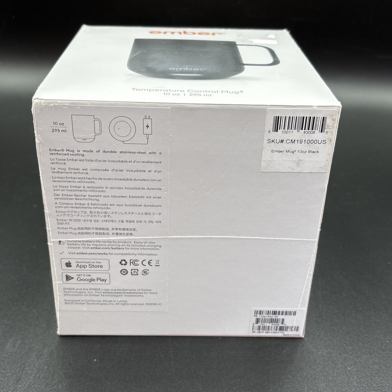 Ember 10 oz. Temperature Control Smart Mug - Black New (M) gallery