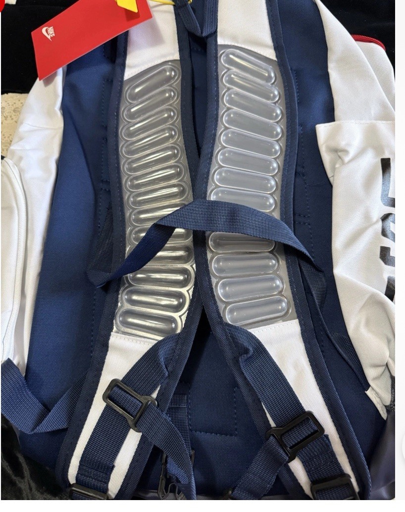 USA Nike Olympic White Backpack Basketball (With Bubble Straps) 2