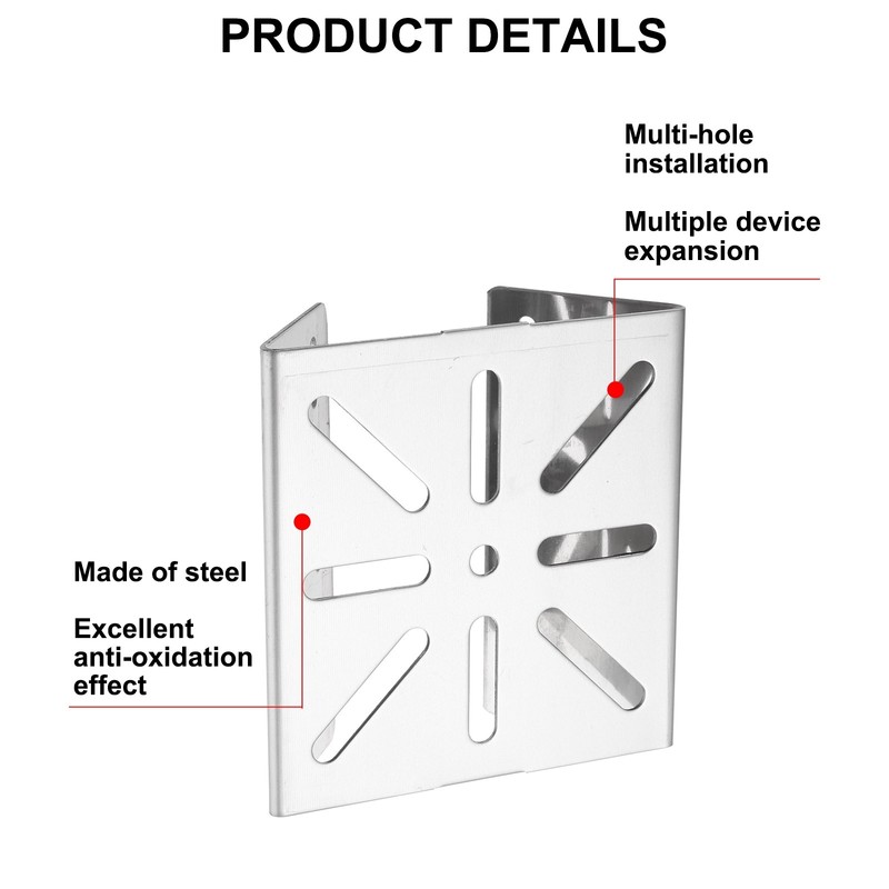 1 Pack Vertical Pole Mount Bracket 4.1" Dome Vertical Pole, Stainless Steel gallery