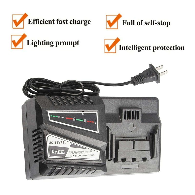14.4V- 18V For Hitachi Electrical Drill BSL1415 BSL1420 lithium Battery Charger gallery