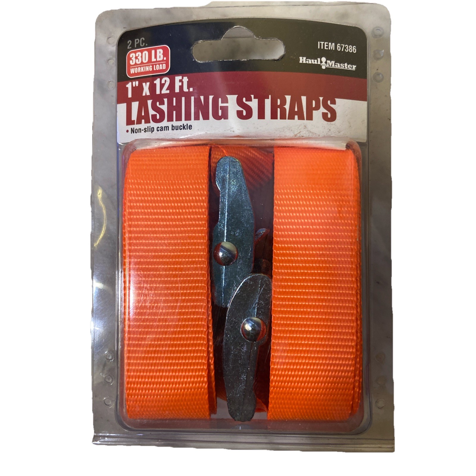 Haul-Master Straps 67386 Lashing 2 Pack 1" × 12 ft Polyester HD Cargo Tie-Down gallery
