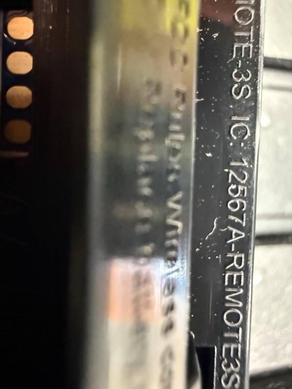 BEDJET ADJUSTABLE BED REMOTE FOR PARTS ONLY FCC2ADQC REMOTE 3S 1C 12567A Rem 3S gallery