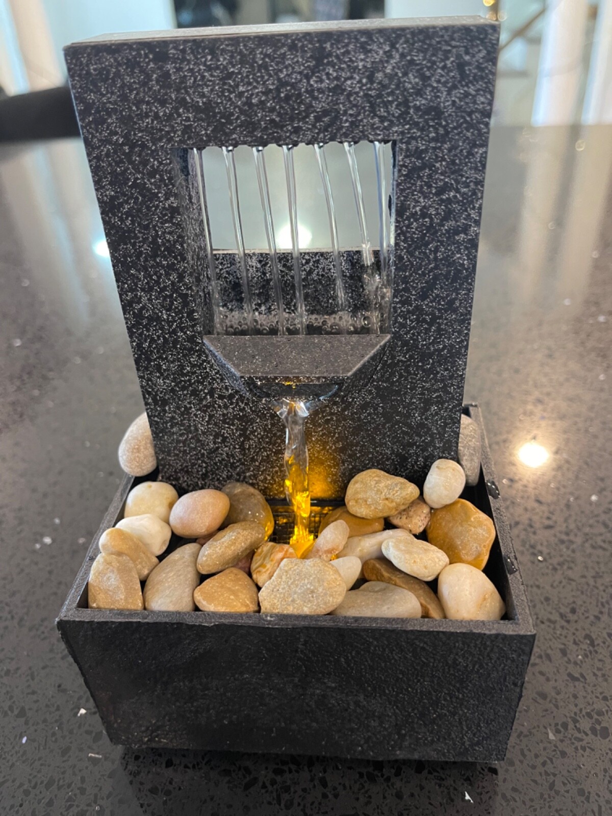 Wayland Square Tabletop Fountain Raining Spout gallery