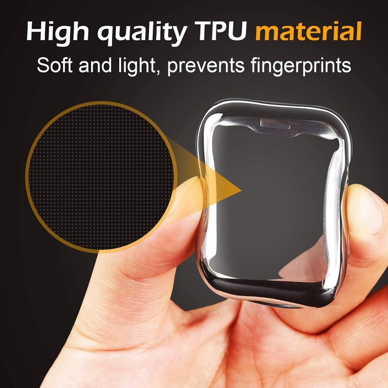 5Pcs Screen Protector Case Cover for Apple Watch 38/42/40/44mm Series 6/5/4/3/SE gallery