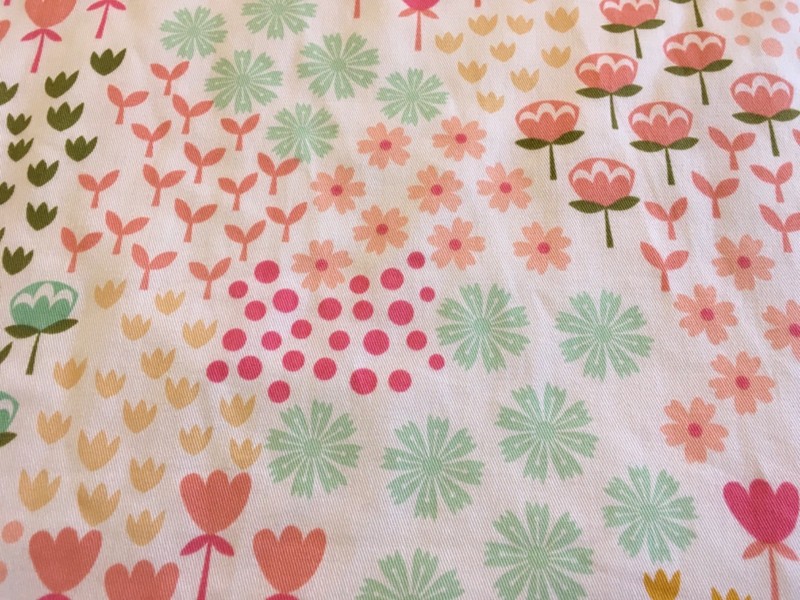 Pillowfort Window Panel with flowers lined 42x94 gallery