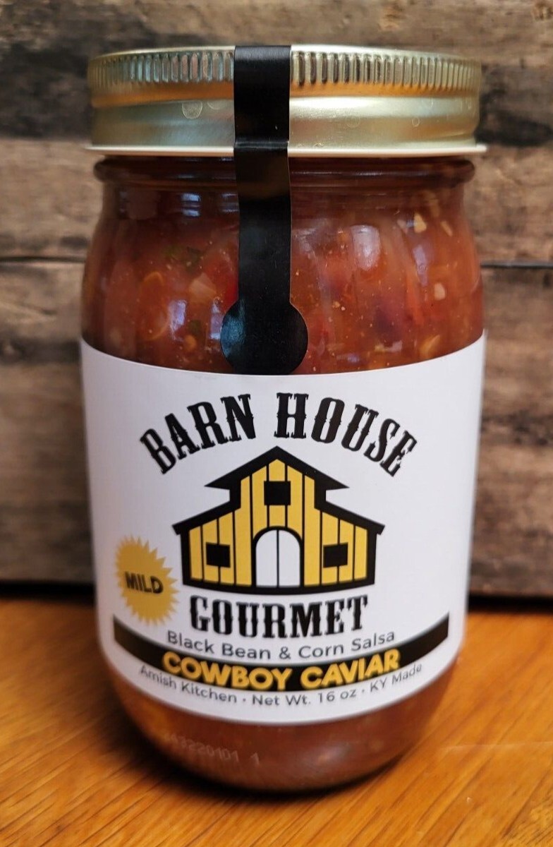 Salsa Mild Cowboy Caviar  Barn House Gourmet All Natural Amish Kitchen 16 Oz gallery