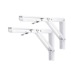 Folding Shelf Brackets – 2 Pcs Heavy Duty Stainless Steel Collapsible – 8-16Inch