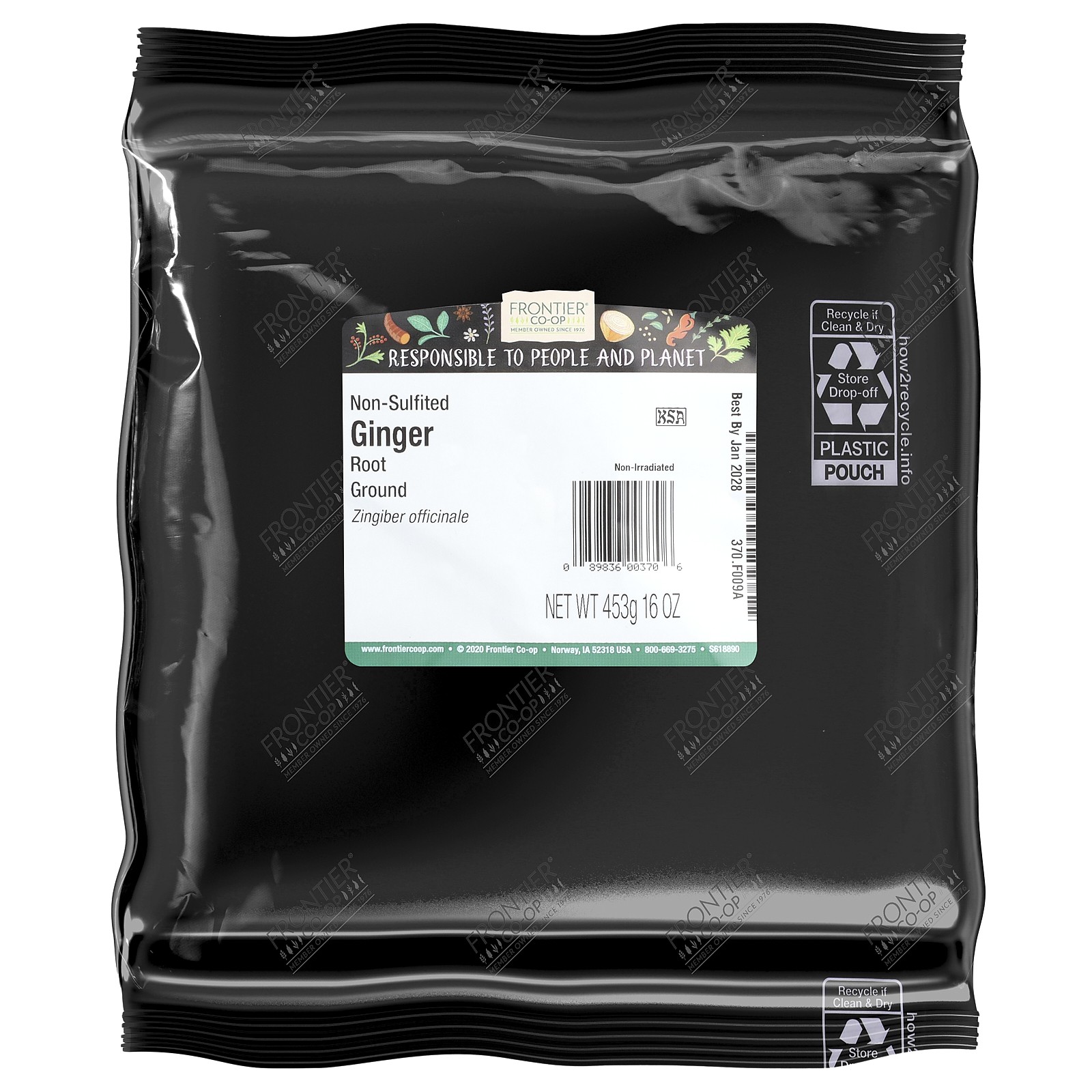 Ground Non-Sulfited Ginger Root, 16 oz (453 g) gallery