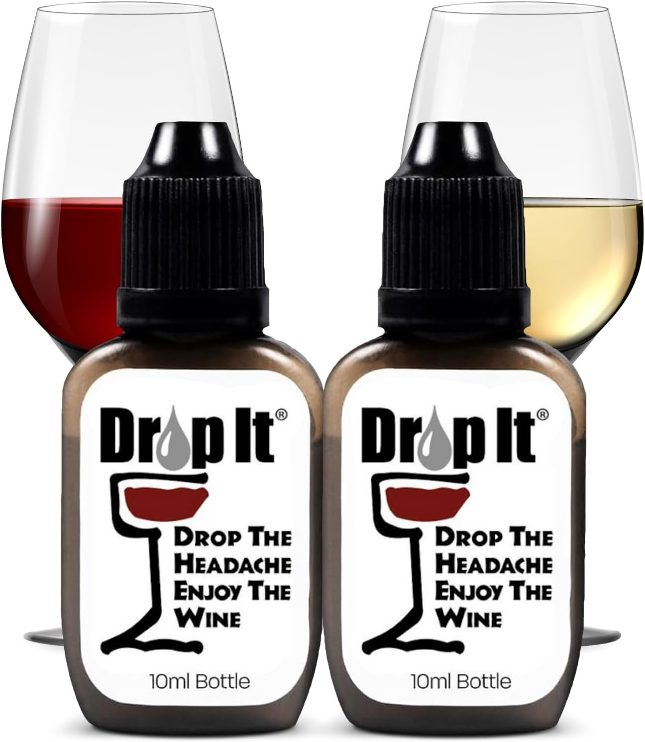 Wine Drops, Original - 10 Ml, 2 Pack - Naturally Reduces Sulfites & Tannins in R gallery