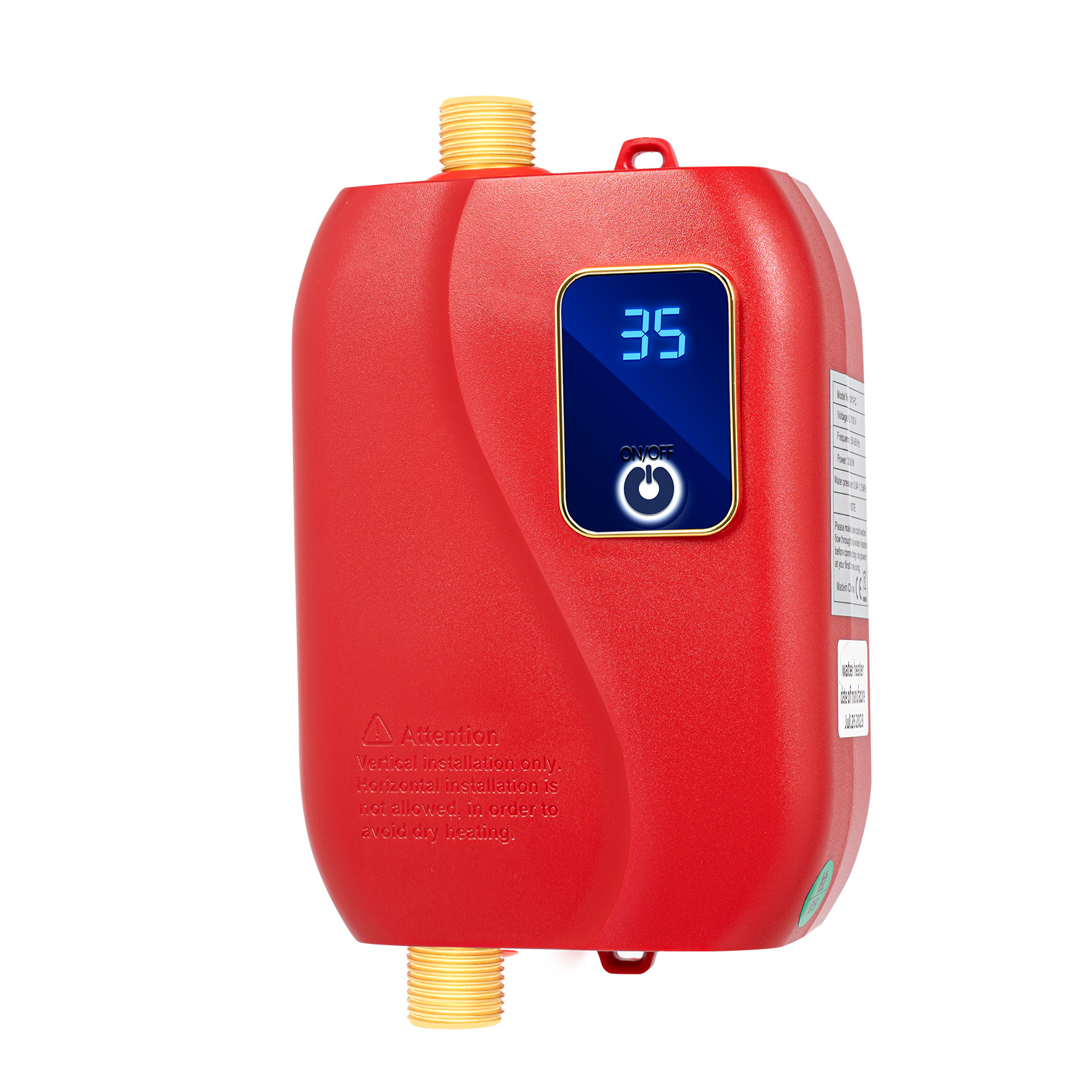 Mini Instant Electric Tankless Hot Water Heater Kitchen Under Sink Faucet gallery