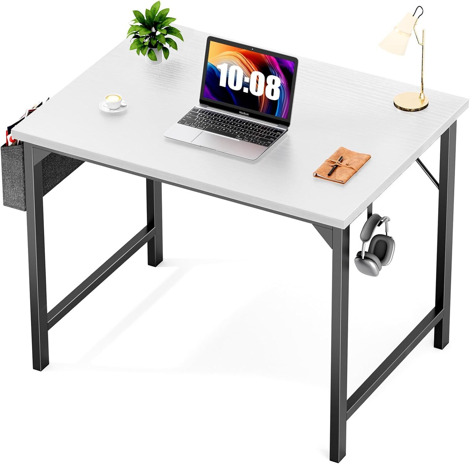 Home Office Computer Desk Writing Work Study Table with Storage Bag 31-63 Inch gallery