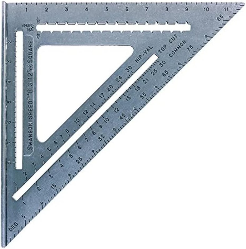 Swanson Tool Combo Speed Square Set 7 inch and 12 inch Ruler for Carpentry gallery