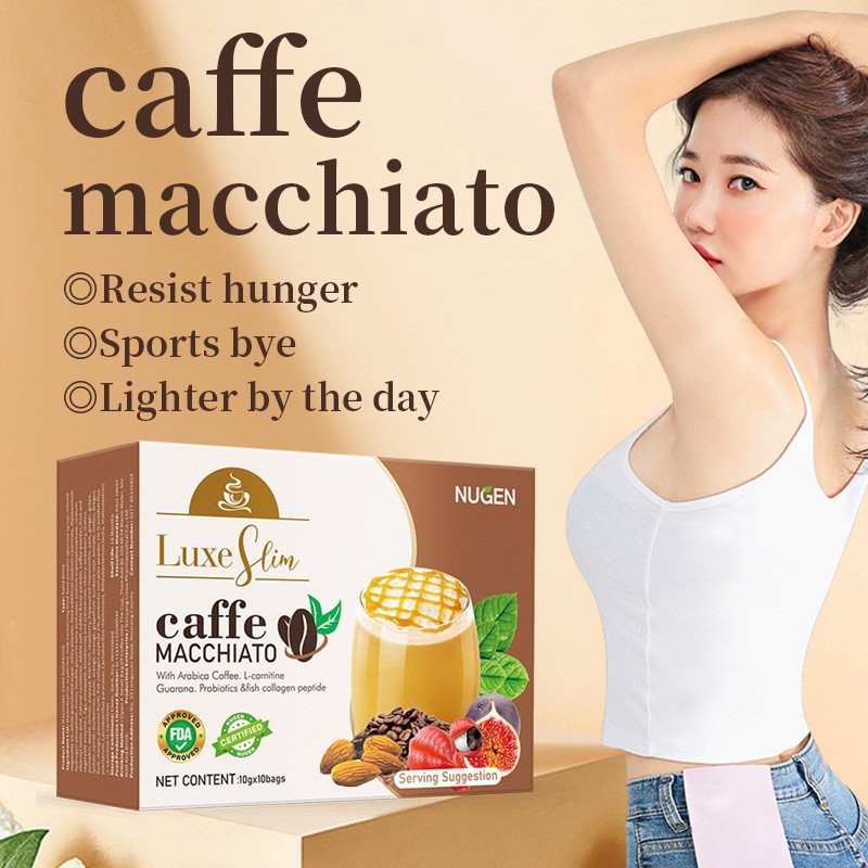 Luxe Slim Caffe Instant Coffee Macchiato Coffee Weight Loss 10G X 10 Packs gallery