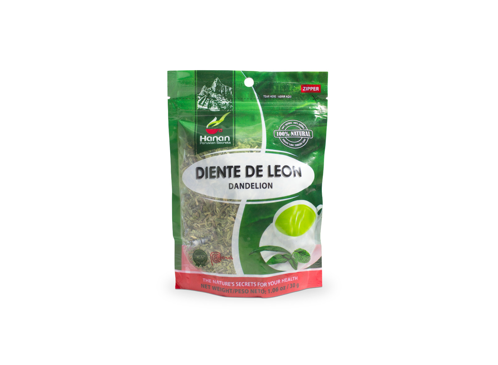 Hanan Peruvian Secrets Diente De Leon Herbal Tea | 100% Natural Dandelion Leaves gallery