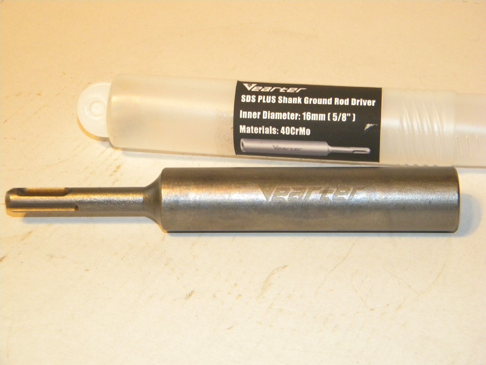 VEARTER Ground Rod Driver for 5/8 Inch and 3/4 Inch Ground Rods 13/16" X 6-11/1 gallery