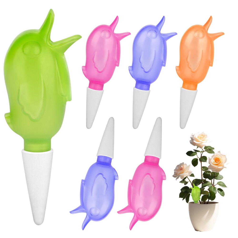 6pcs Plant Waterer Garden Self Automatic Watering Spikes Devices