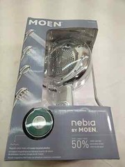 Moen 4 Spray 6.5 in. Single Wall Mount Handheld Shower Head in Chrome N401H0CH
