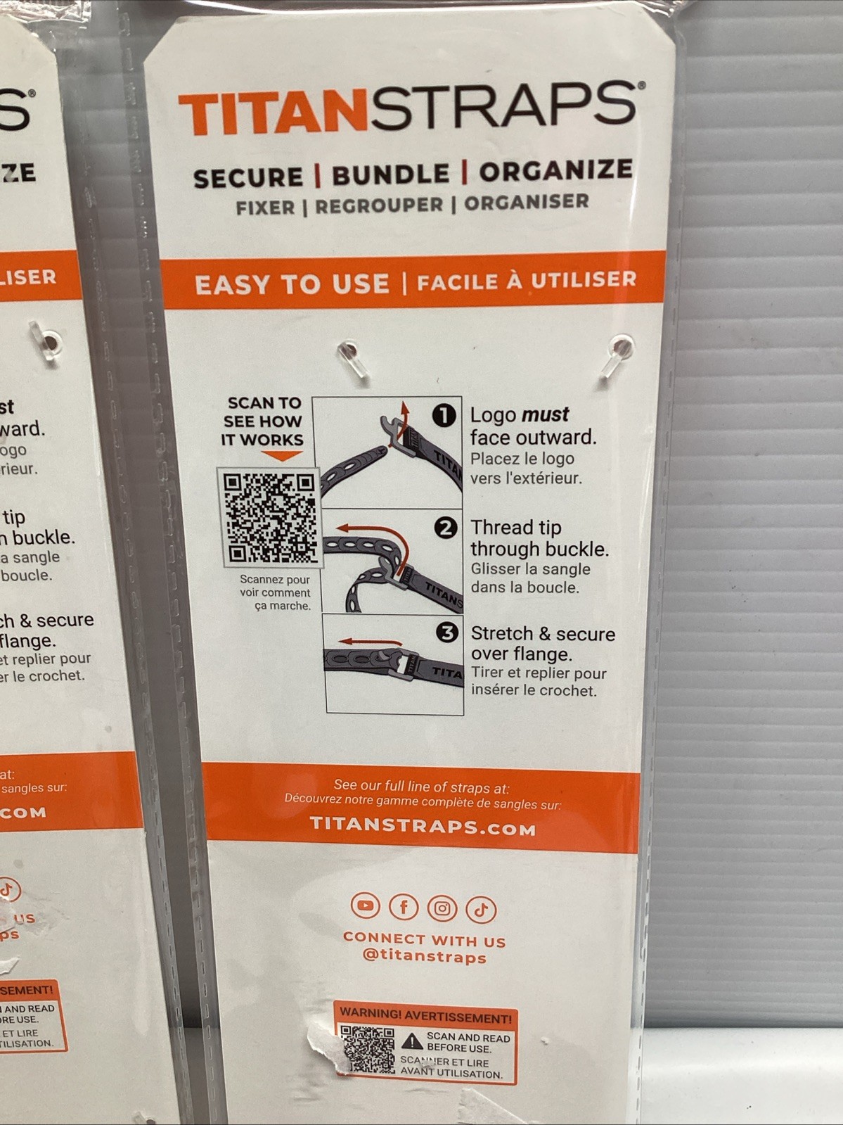 Titan Utility Straps Mini Straps 4 Pack Lot of 2 New gallery