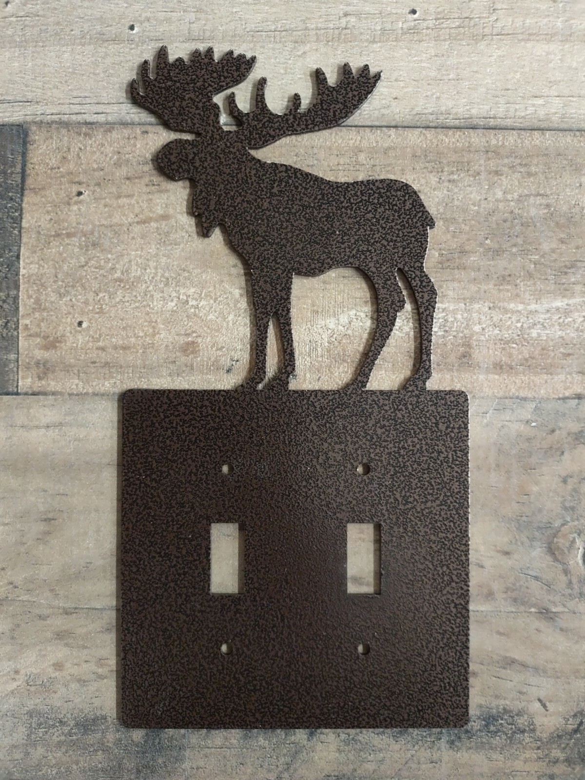Moose Metal Lightswitch Cover Lodge Rustic Cabin Wildlife Metal Art gallery