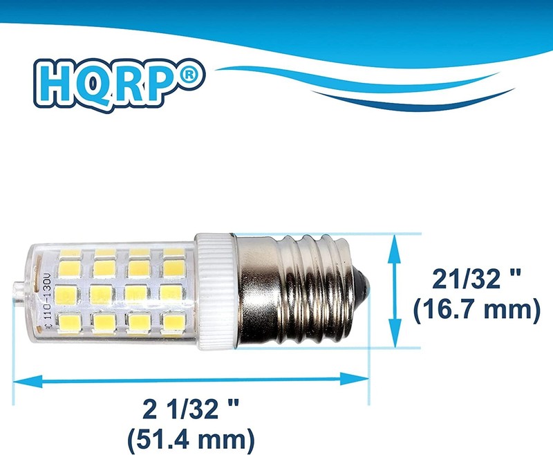 2-Pack 110V E17 Dimmable LED Light Bulb for Bosch HMV9305-01 25T8N 423878 gallery
