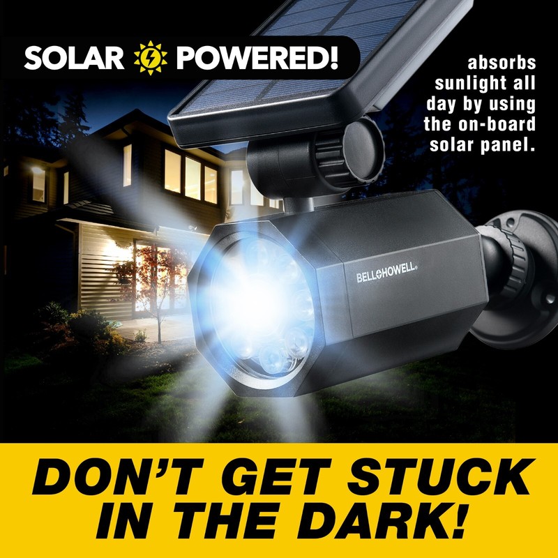 Bell + Howell Bionic Spotlight Original LED Solar Outdoor Motion Sensor Light gallery