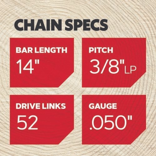 14" Bar & 2 Chains For Echo CS-310, CS-315, CS-330EVL, 140SDEA041 / 91VXL052G(2) gallery