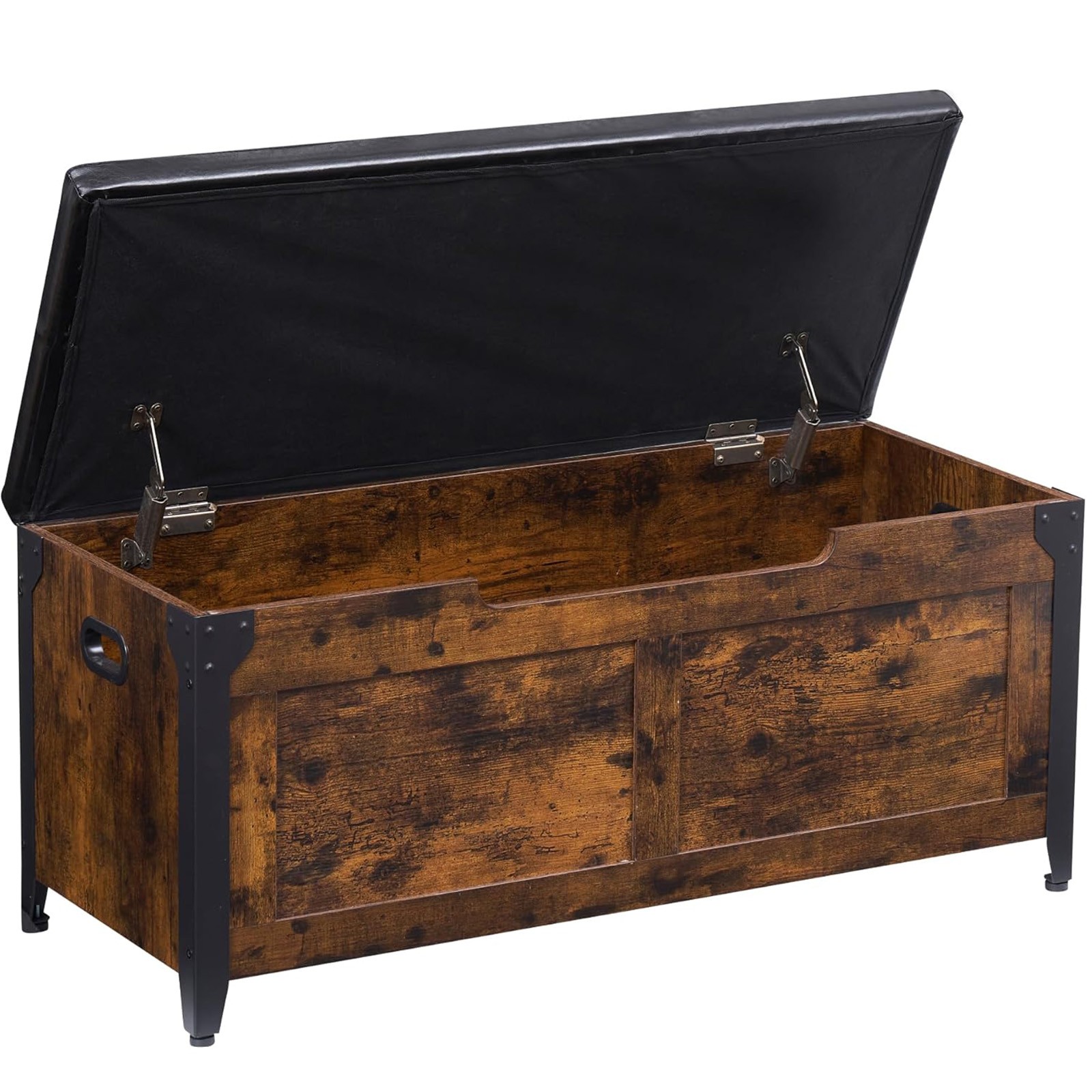 Multi-Functional Storage Chest w/ Cushion Seat – 300lb Capacity Shoe Bench Trunk gallery