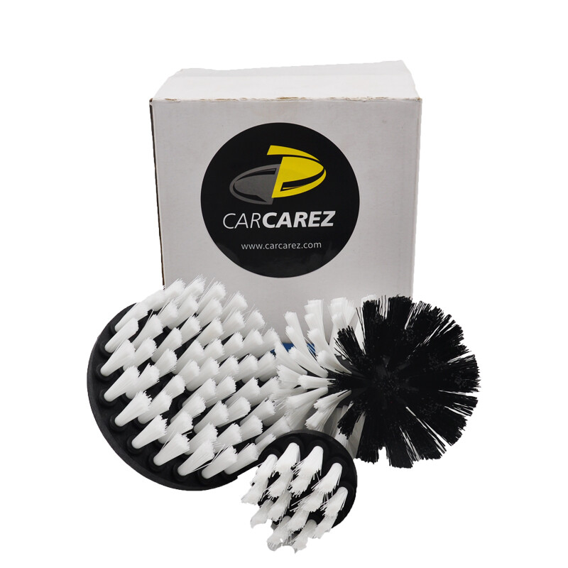 3 Pcs/set Drill Brush Power Scrubber Drill Attachments Cleaning Soft White gallery