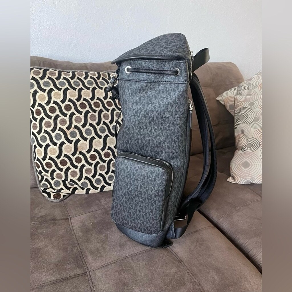 Men's Black Michael Kors Backpack 5