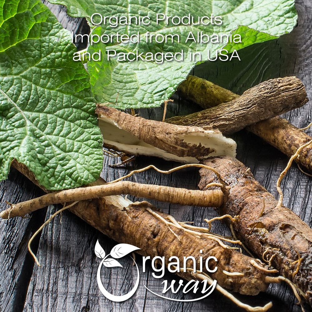 Organic Way Burdock Root Cut & Sifted - Herbal Tea | Kosher & USDA Certified gallery