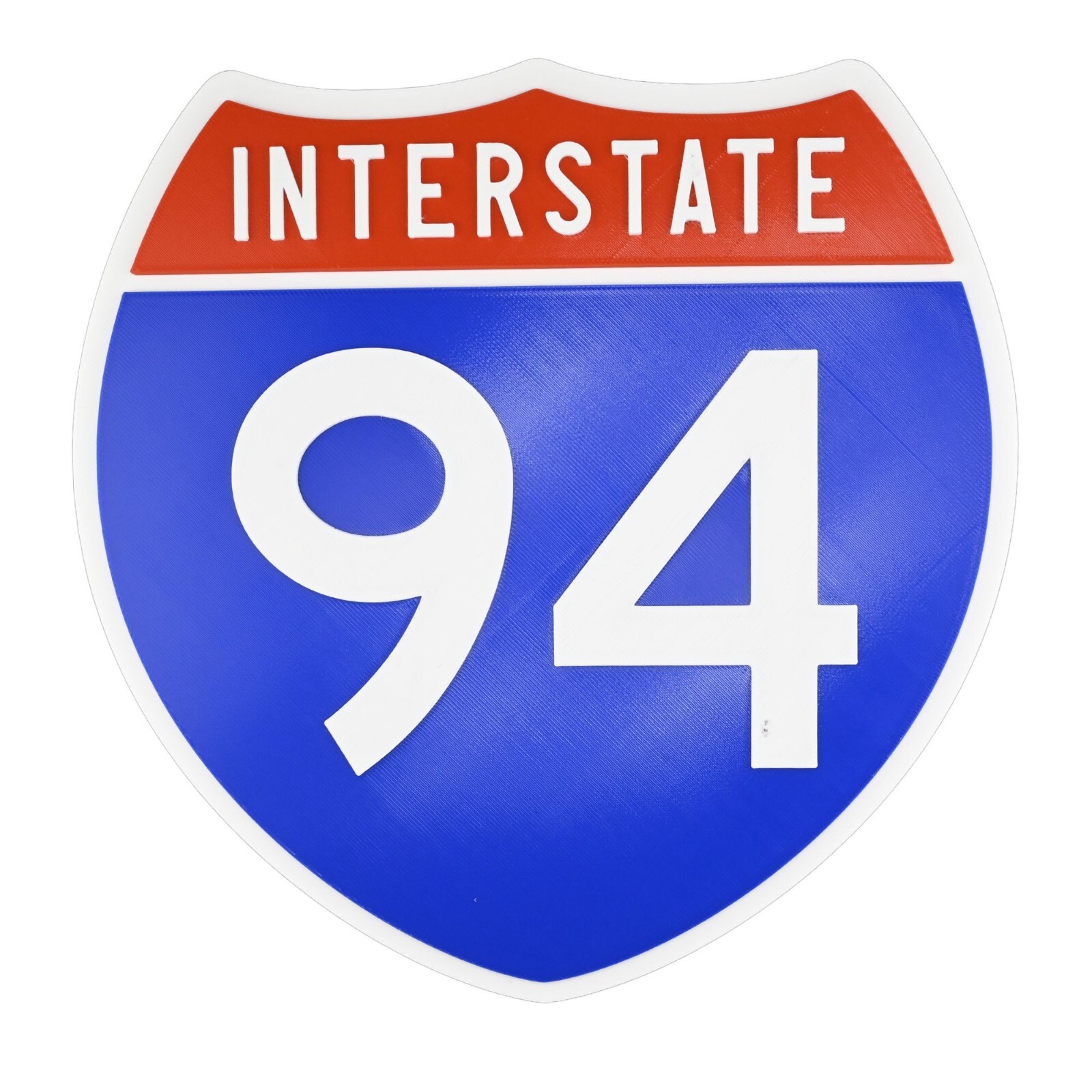 Interstate 94 Road Sign Replica | 8.53 x 8.54 Inches | 8 oz | 3D Printed gallery