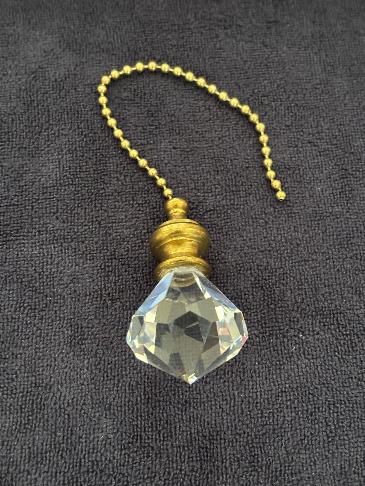 Glass Fan Light Pull - Diamond Shape gallery