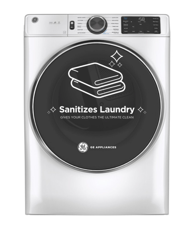 GE FRONT LOAD SMART ELEC DRYER WHITE GFD65ESSNWW (New_In_Box) gallery