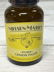 Nielsen Massey Pure Lemon Paste ~ 4 fl oz ~ Expires 7/2026 ~ Sealed Bottle