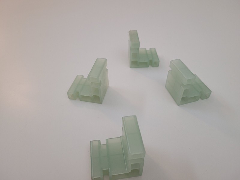 Plastic CUBITEC Replacement Storage Parts connector JOINTS Green Clear White gallery