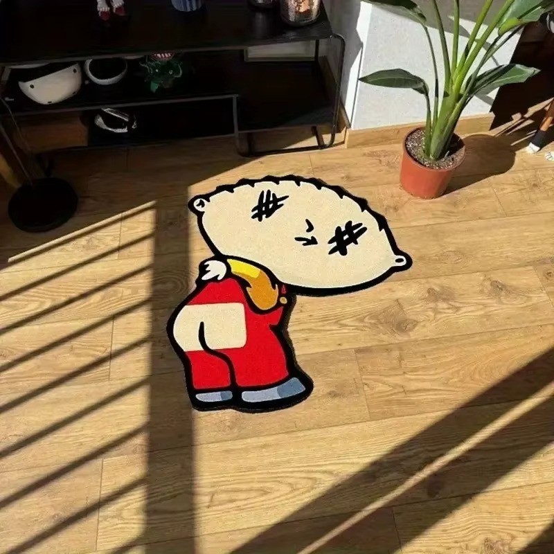 Peter Griffin Rug For Dorms or Bedrooms Christmas Gift 80cm x 50cm gallery