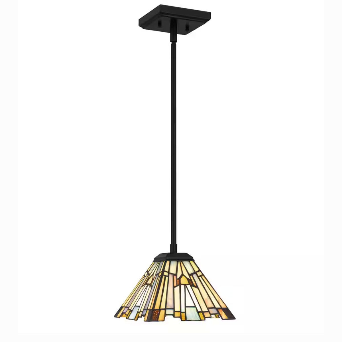 Home Decorators Collection Matte Black Waterville 1-Light Mini Pendant – HD7837H gallery