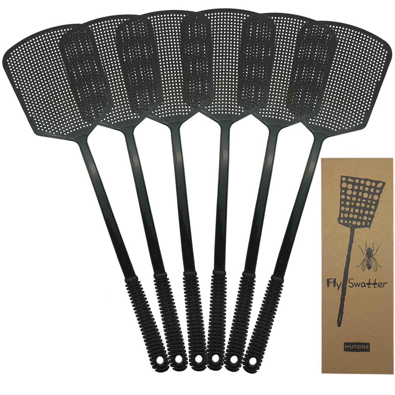 MUTOOZ Fly Swatters Multi Pack - Fly Swatter Plastic with Heavy Duty Thick Gr... gallery