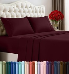 Utopia Bedding Full Sheet Set – 4 Piece Bed Sheets for Full Size Bed, Soft an…