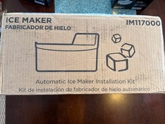 Frigidaire IM117000 Automatic Ice Maker Installation Kit White New Open Box