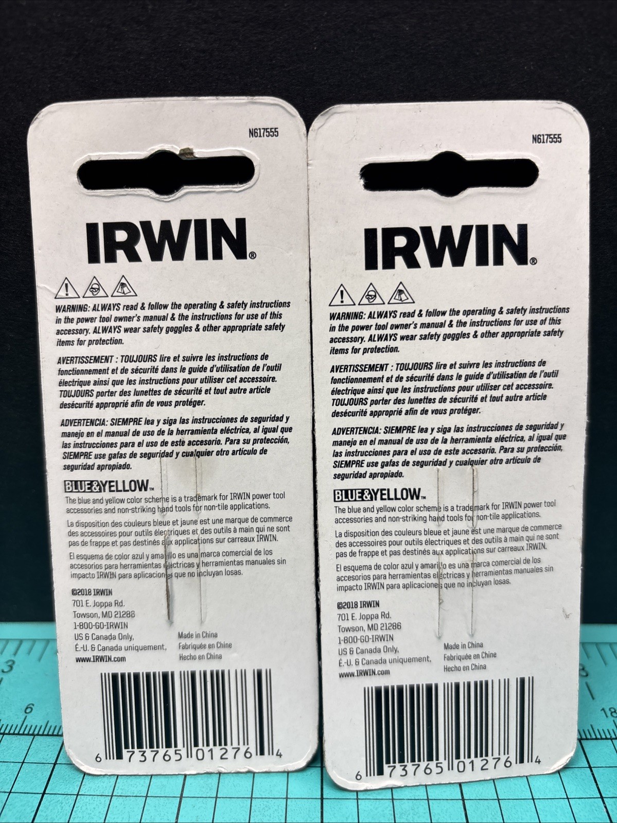 2- Irwin Magnetic Nutsetter, Nut Driver, IWAF243516, 5/16”, 2-9/16" Long, Sealed gallery