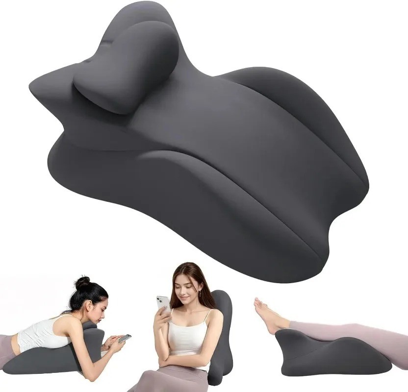 Multi-Positional Wedge Pillow Memory Foam Ergonomic Prone Pillow with Removable gallery