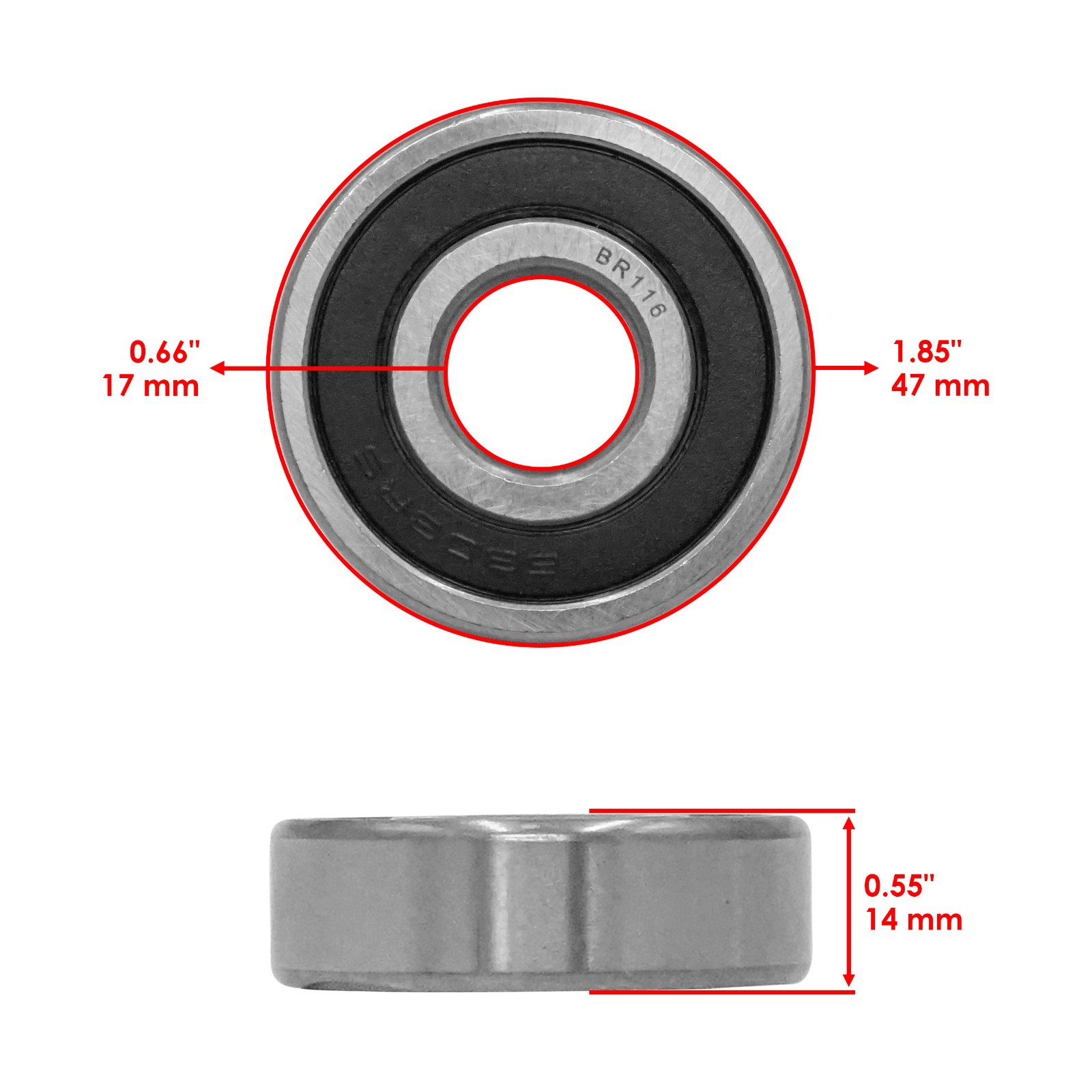 36" Deck Spindle Bearing Repair Kit for Stiga Park 92M Villa 92M / 1134-5049-01 gallery