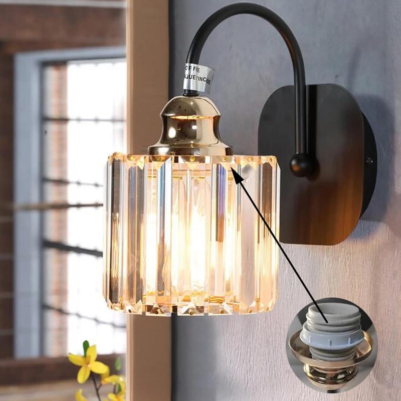 E26 Medium Base Ceramic Light Socket with Shade Ring, Keyless Porcelain Socket w gallery