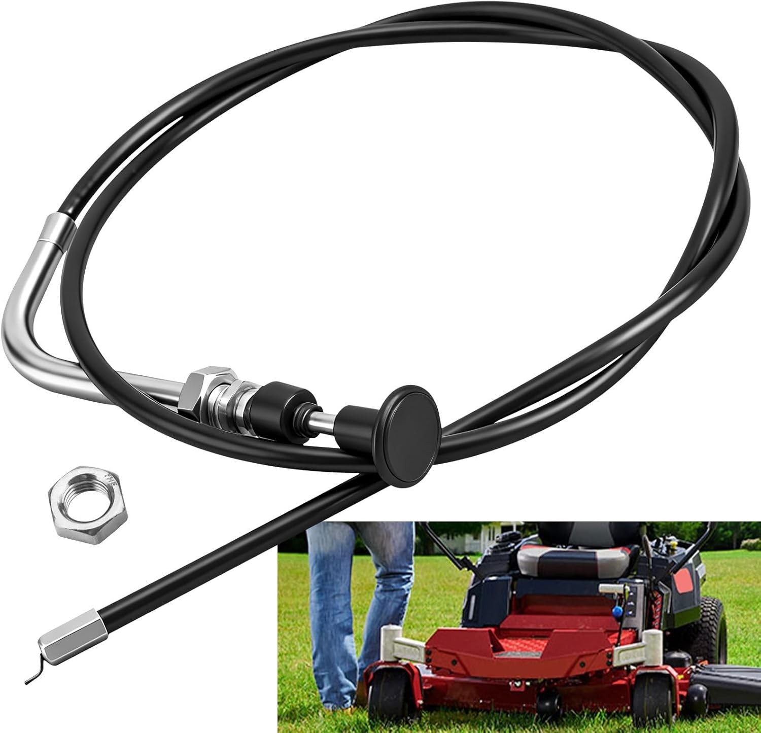 Replacement Choke Cable 36 Inch 42 Inch For Riding Mowers 1129753 gallery