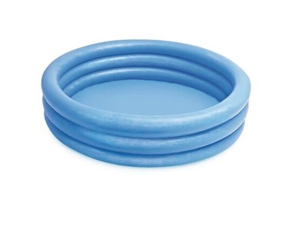 INTEX 59416EP Crystal Blue Inflatable Kiddie Swimming Pool 45in x 10in gallery