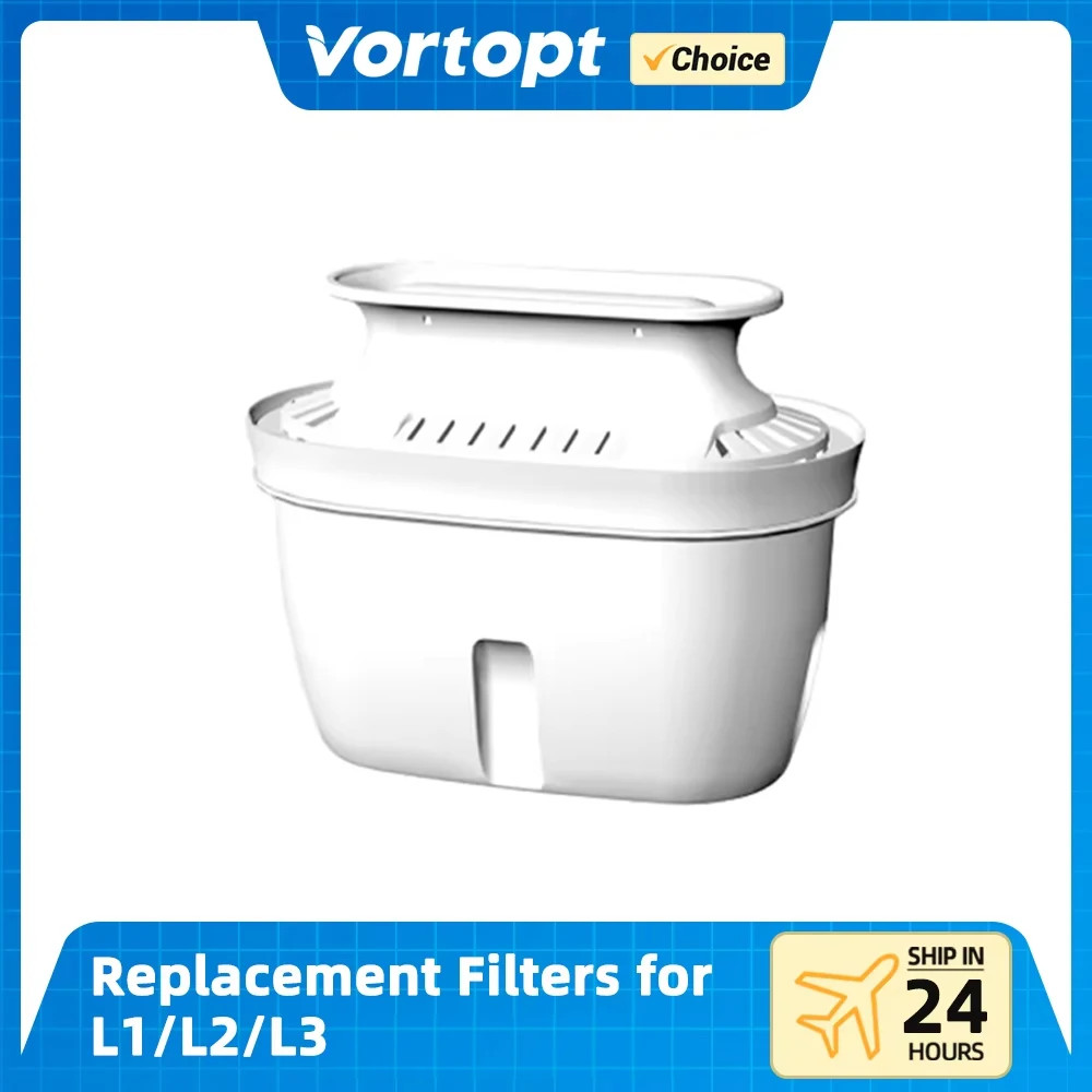 Vortopt Water Filtration System Pitcher Replacement Filters Last up to 3 Months gallery