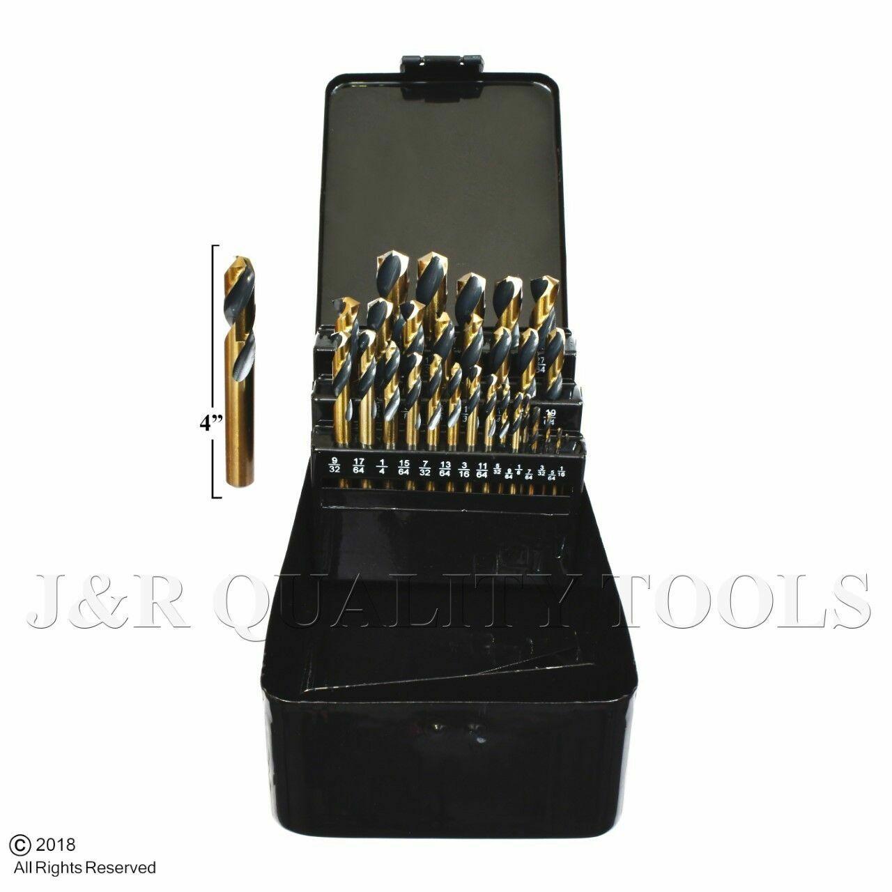 VCT 29pc Stubby Screw Machine Length Drill Bit Set 1/16"-1/2" gallery