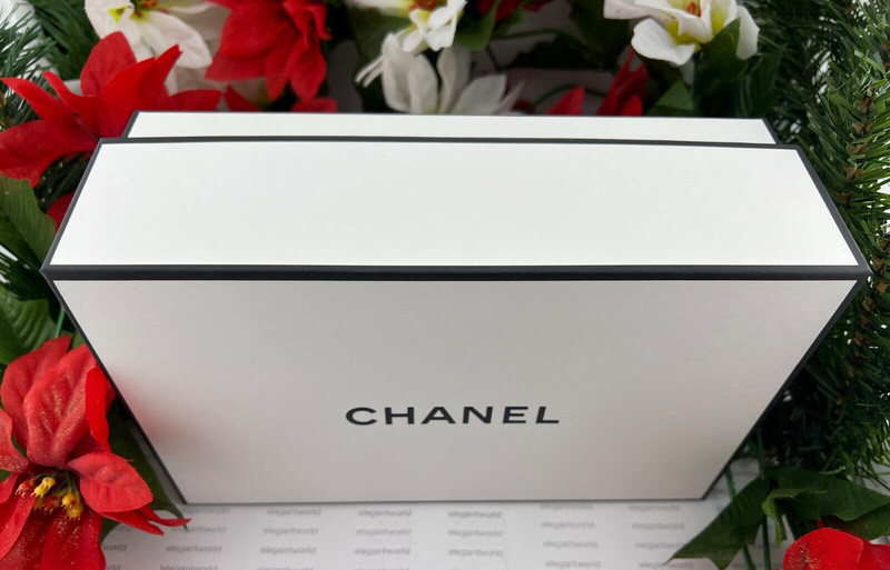 CHANEL Small/Medium Rectangular Empty Gift Storage Box 8.5"x5.5"x3”NEW AUTHENTIC gallery