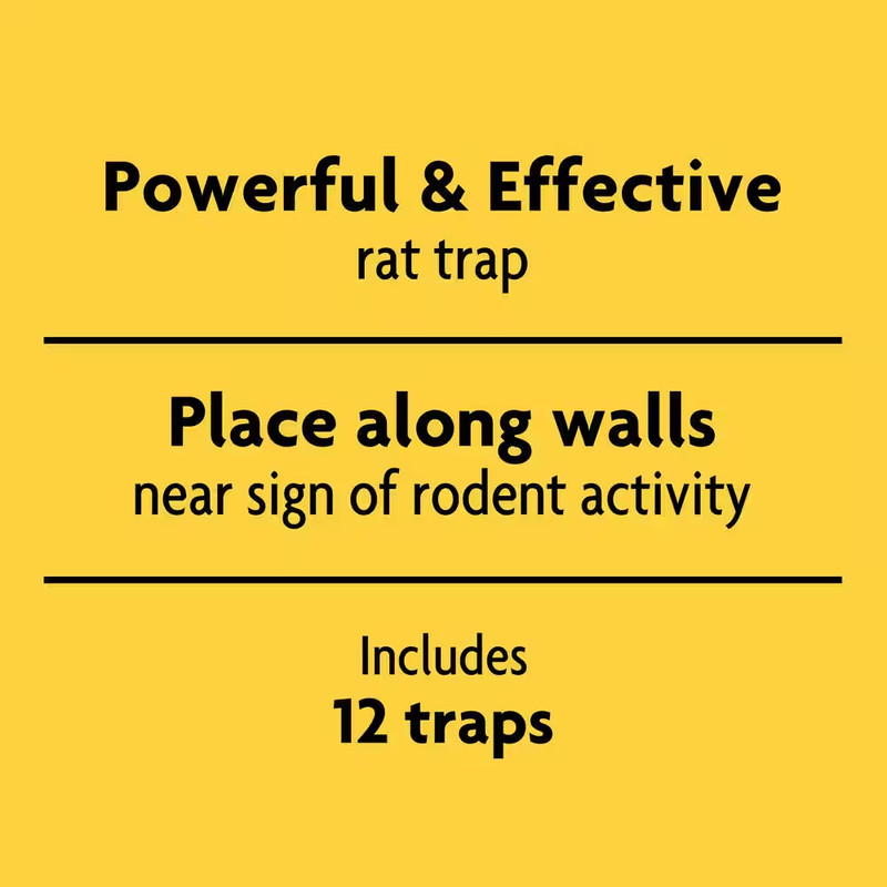 Professional Expanded Trigger Rat Trap (12-Pack) gallery